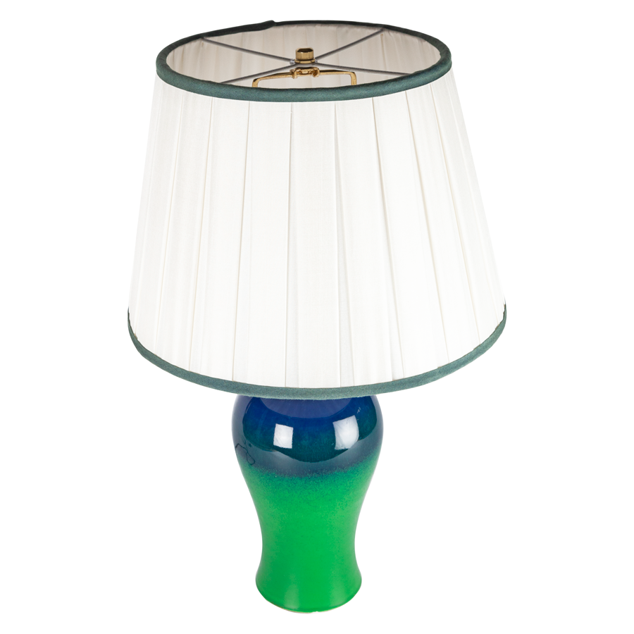 Bitossi Green and Blue Lamp