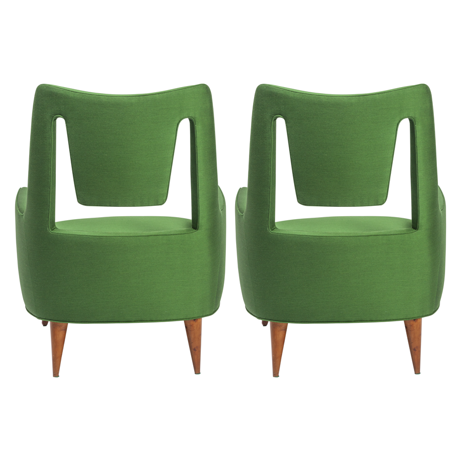 Italian 1950s Lounge Chairs - Set of 2