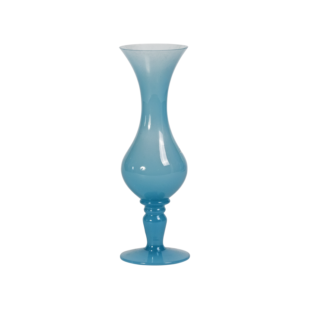 Blue French Opaline Vase