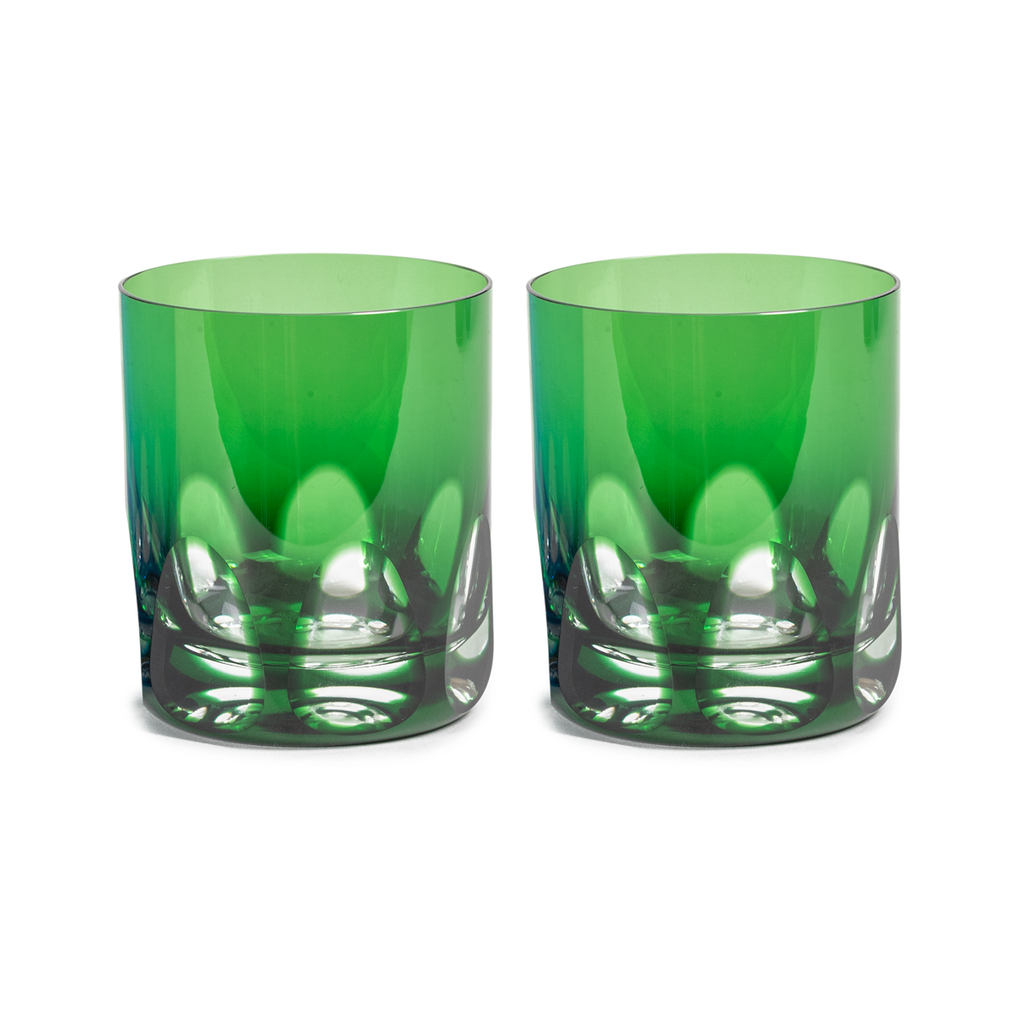 Cut Crystal Double Old Fashion - Set of 2