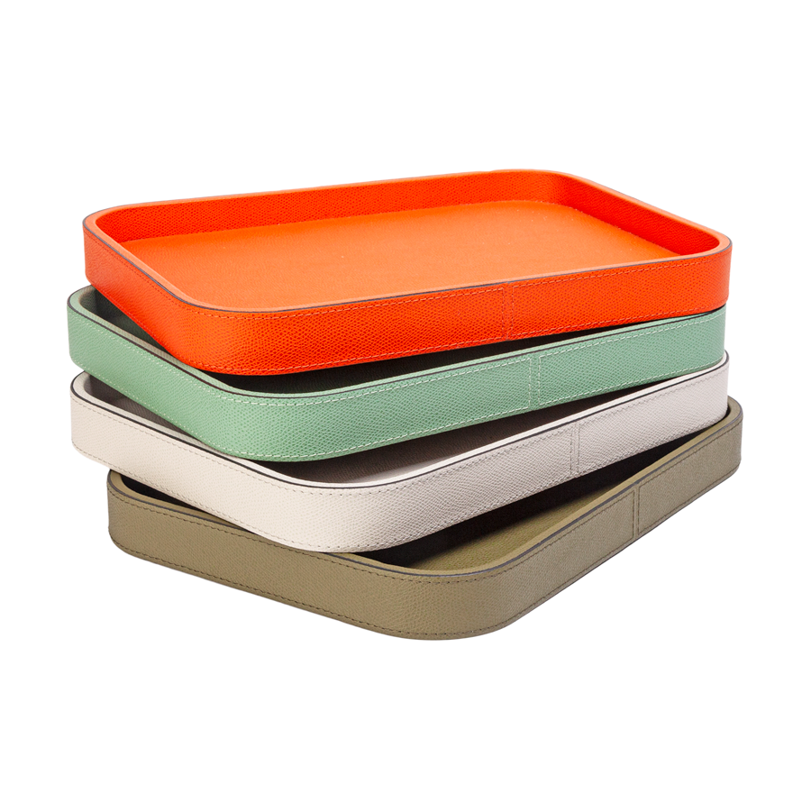 Italian Leather Polo Tray Large by Giobagnara – Found by Maja