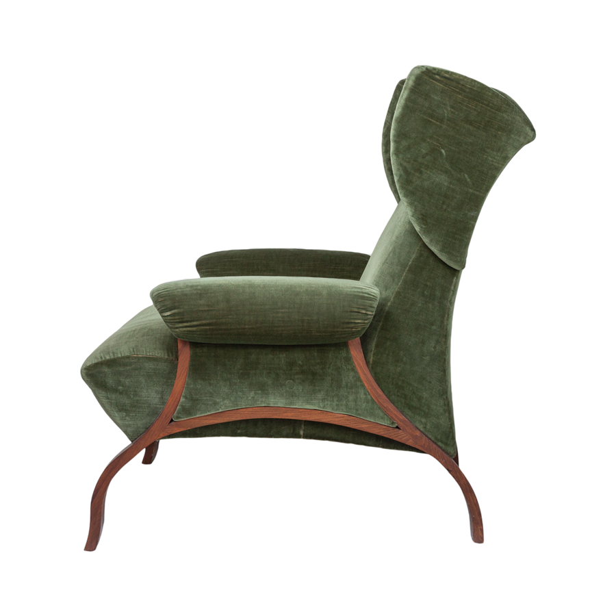 Italian Mid-Century Lounge Chair by Tempestini