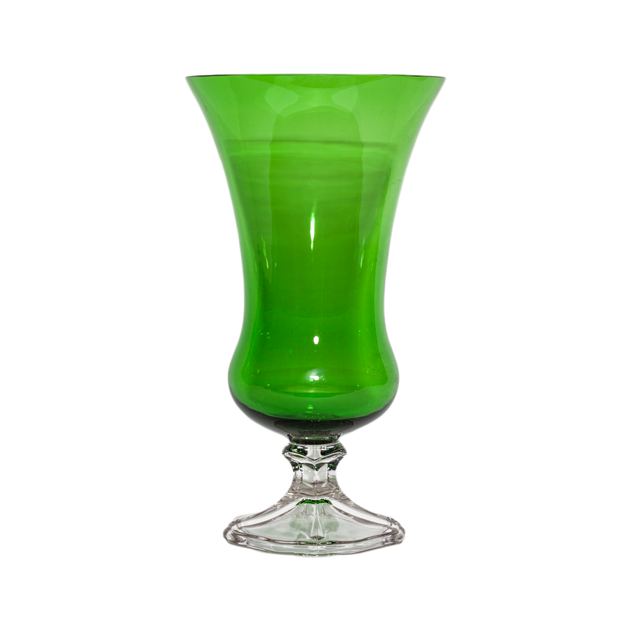 Green Empoli Pedestal Vase