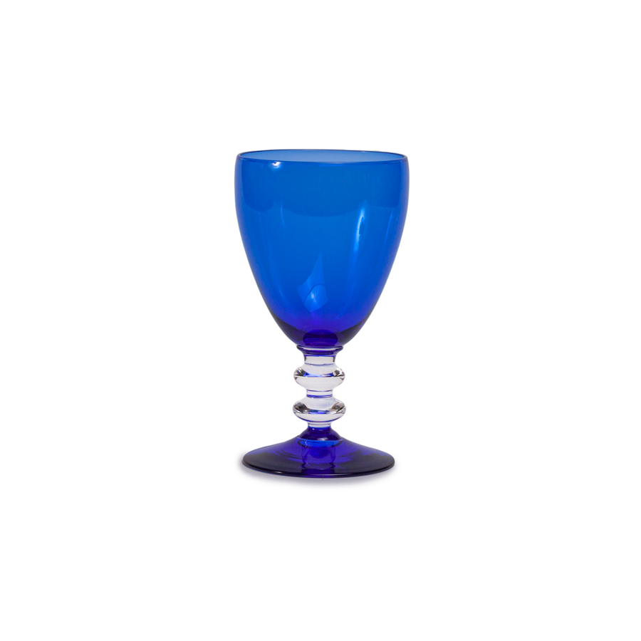 Ajka Blue Wine Glasses - Set of 6