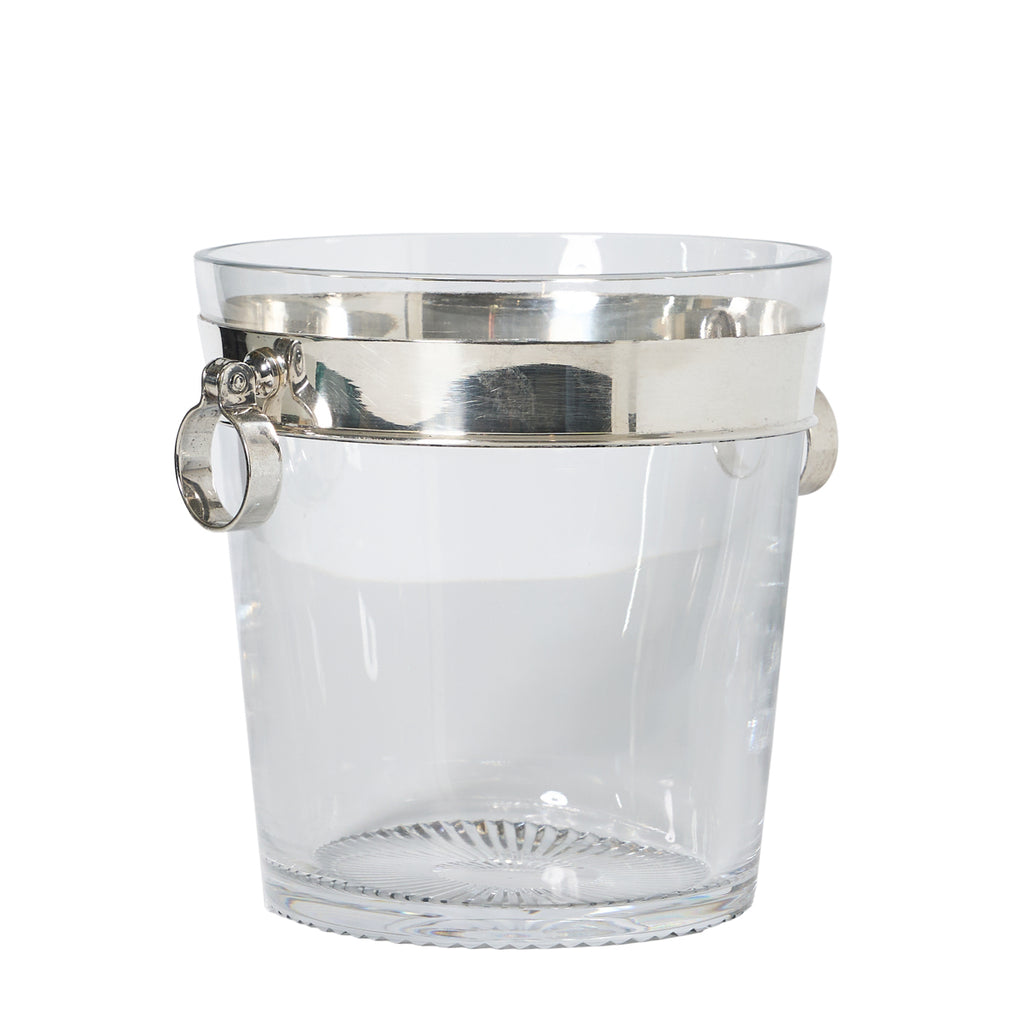 Silver Crystal Ice Bucket
