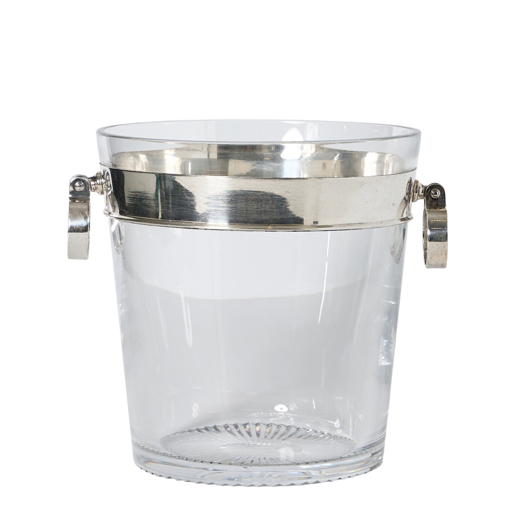 Silver Crystal Ice Bucket