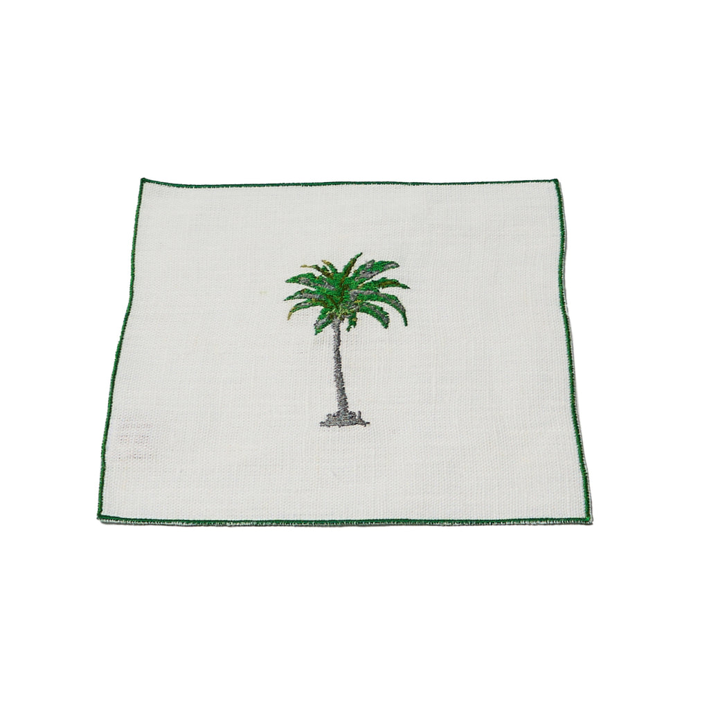 Palm Cocktail Napkins by La Gallina Matta, Italy