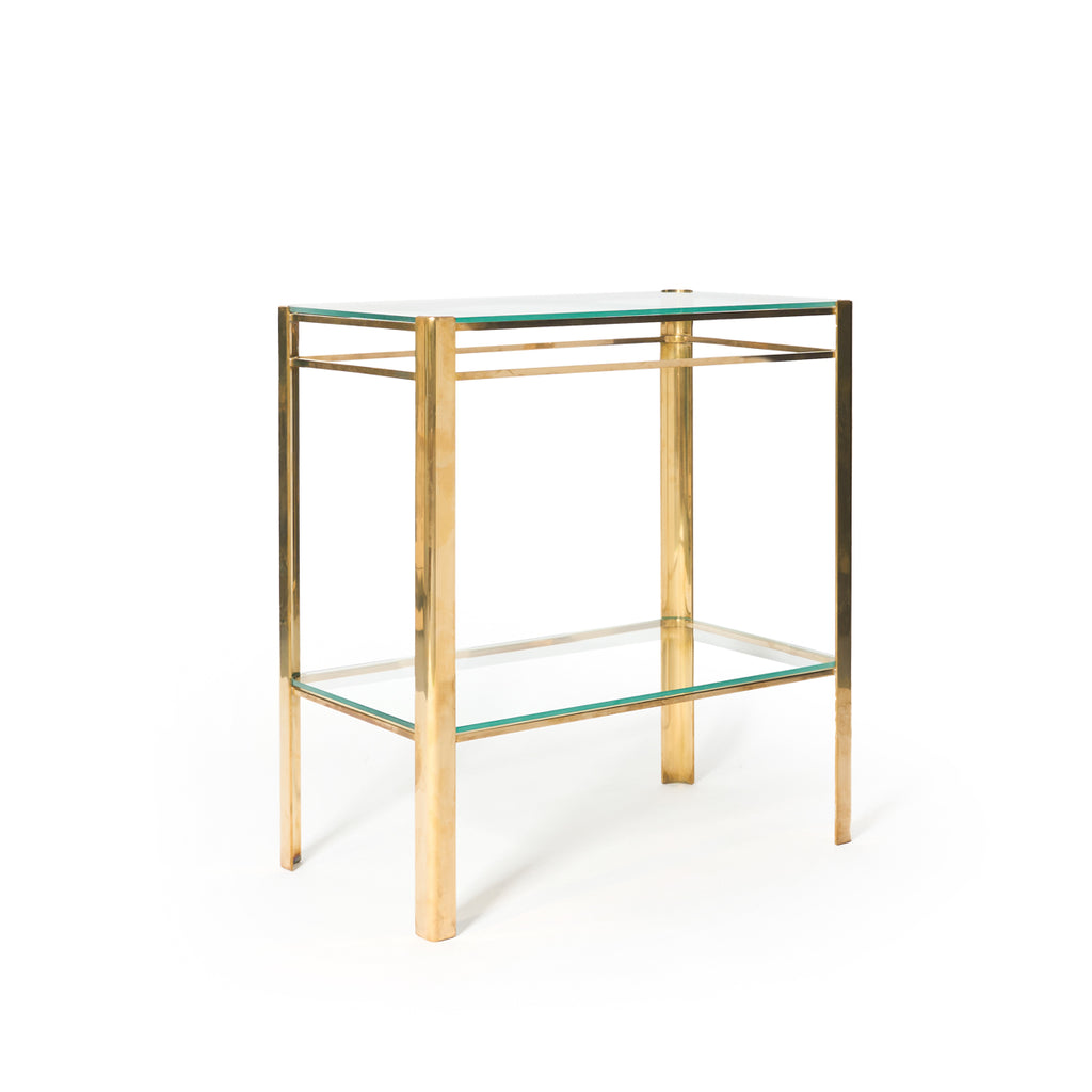 Maison Malabert Brass Side Table