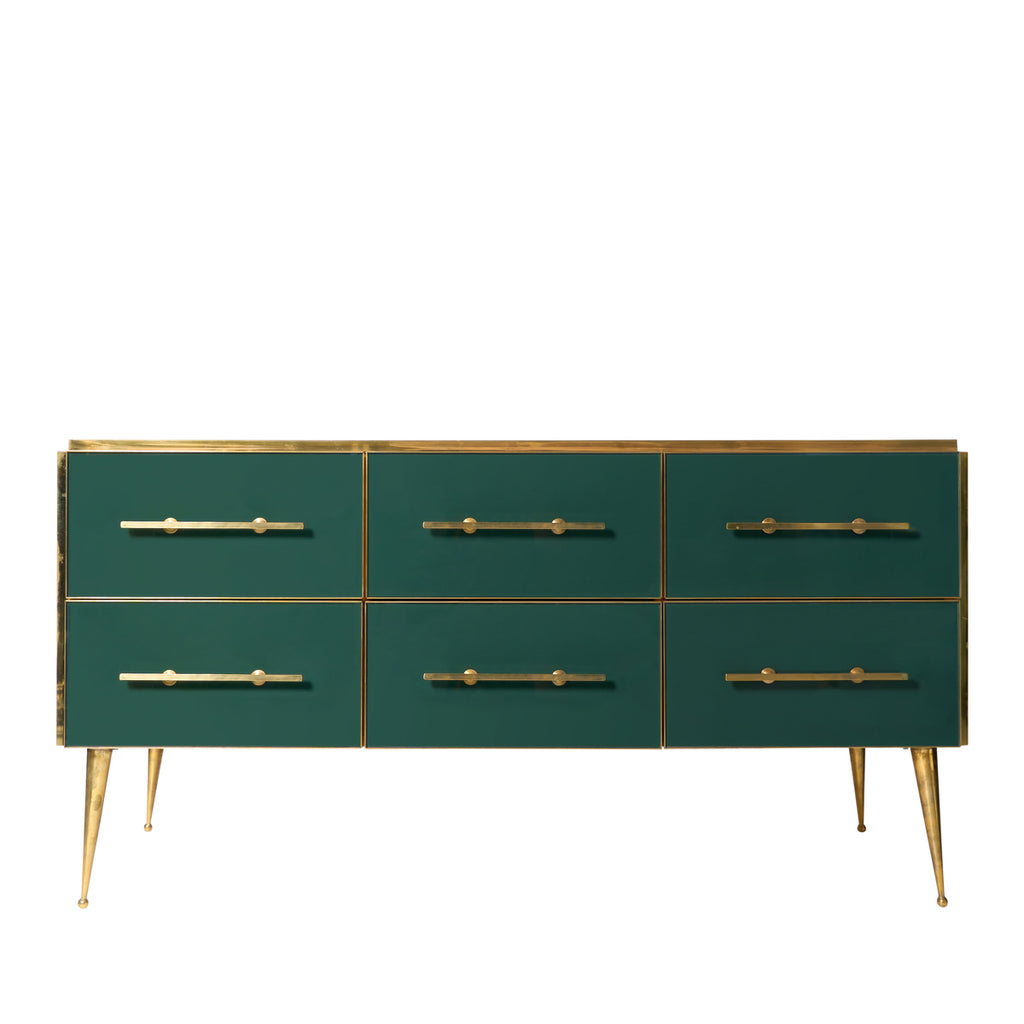 Italian Deep Green Commode
