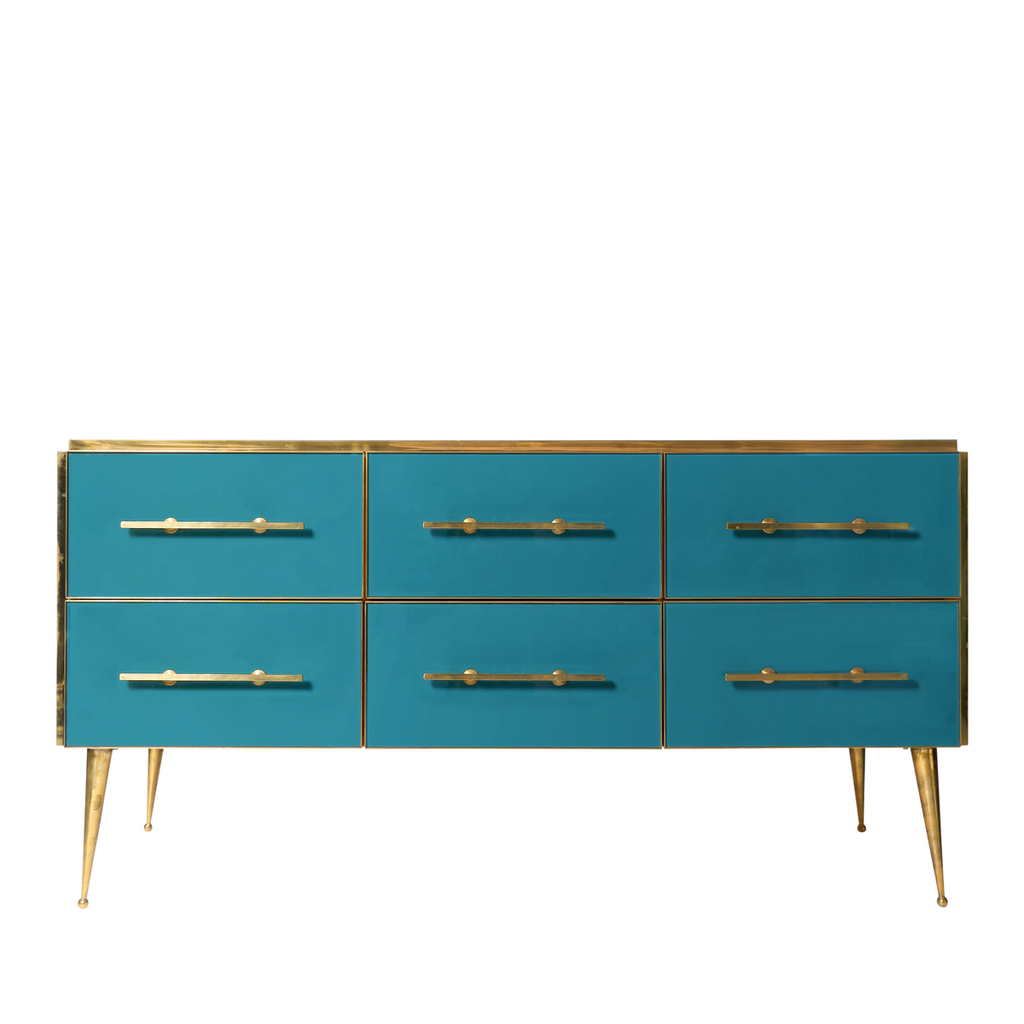 Italian Turquoise Commode