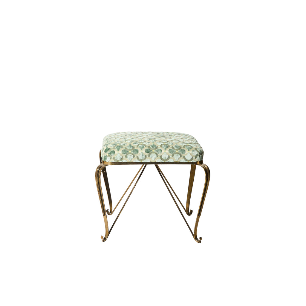 Pier Luigi Colli Brass Stools - Set of 2