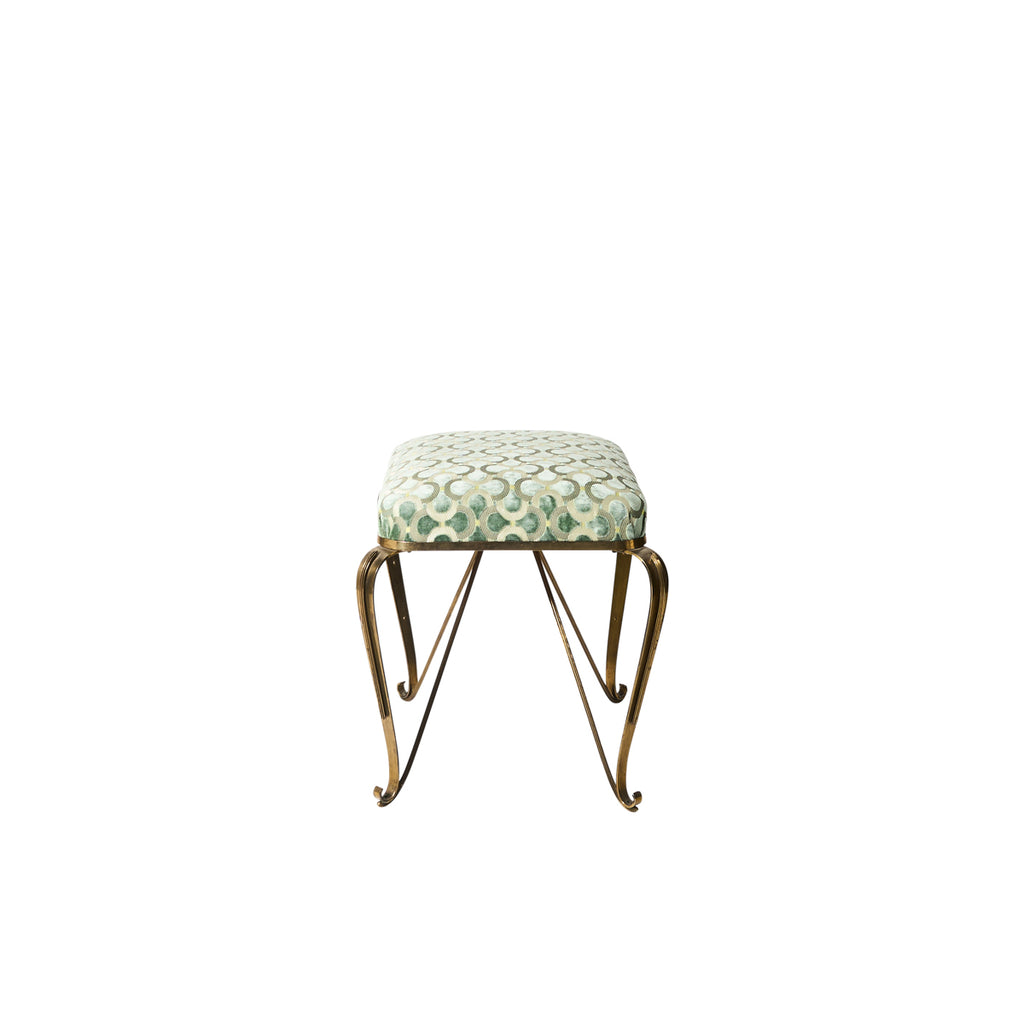 Pier Luigi Colli Brass Stools - Set of 2