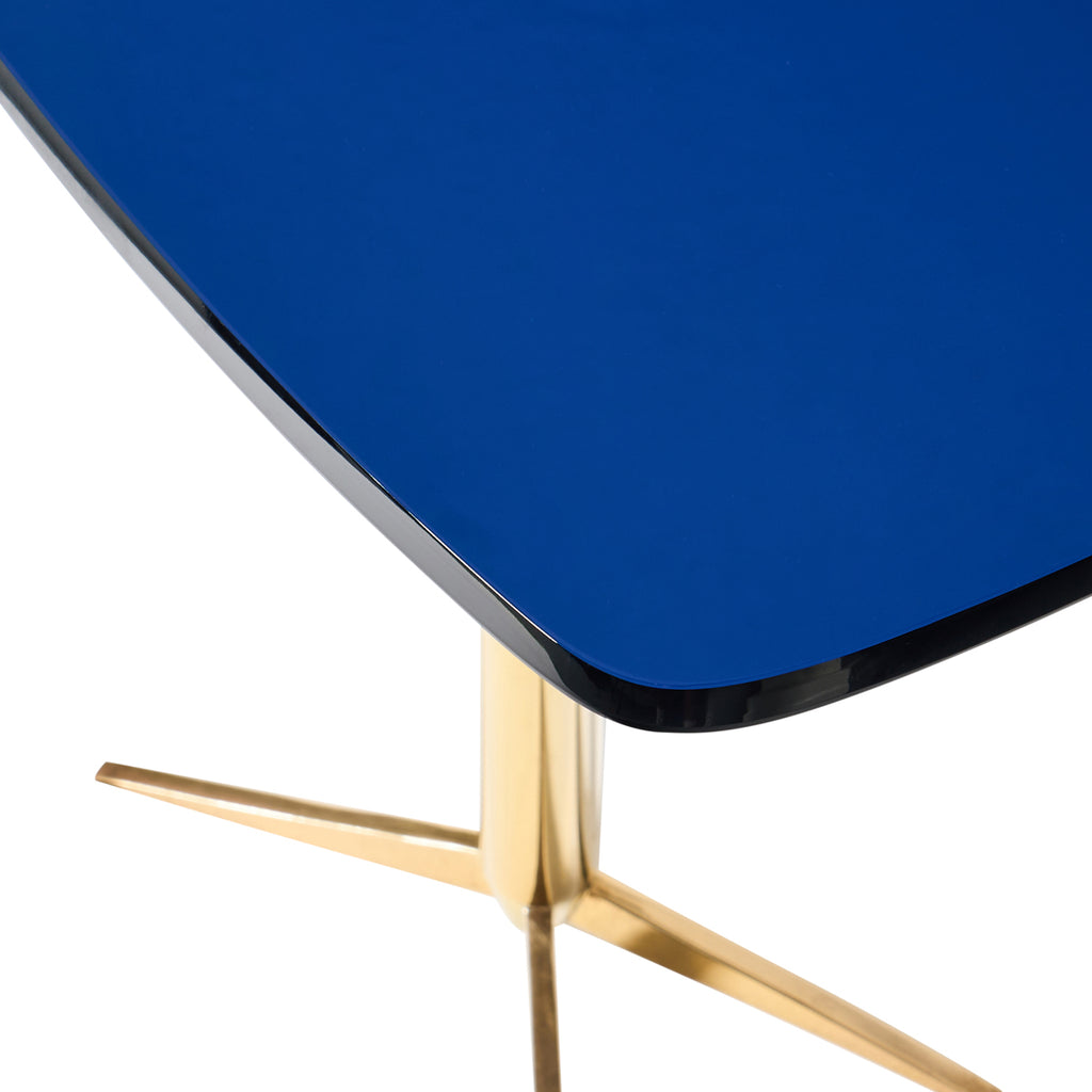 Model 2306 Glass and Brass Coffee Table by M. Ingrand for Fontana Arte, 1960s