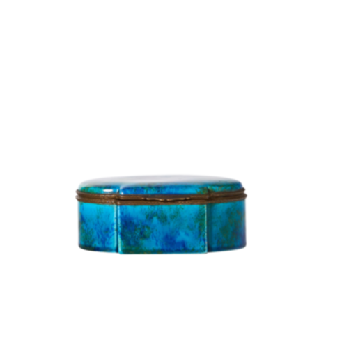 Blue and Turquoise Sevres Box