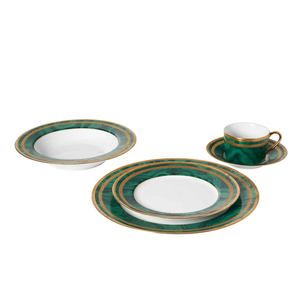 Christian Dior Gaudron Malachite Fine China - Setting for 6