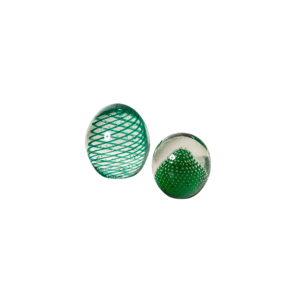 Green Murano Paperweight