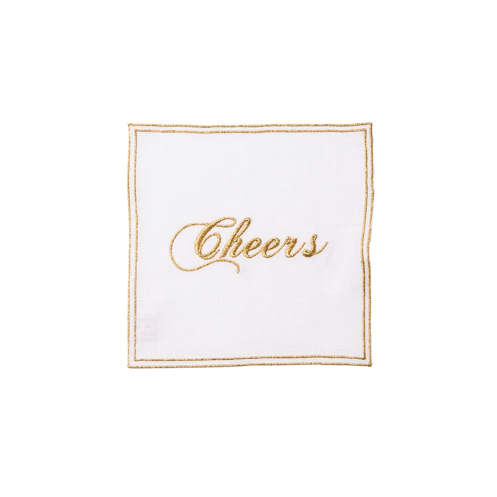 Cocktail Napkins by La Gallina Matta, Italy - Cheers