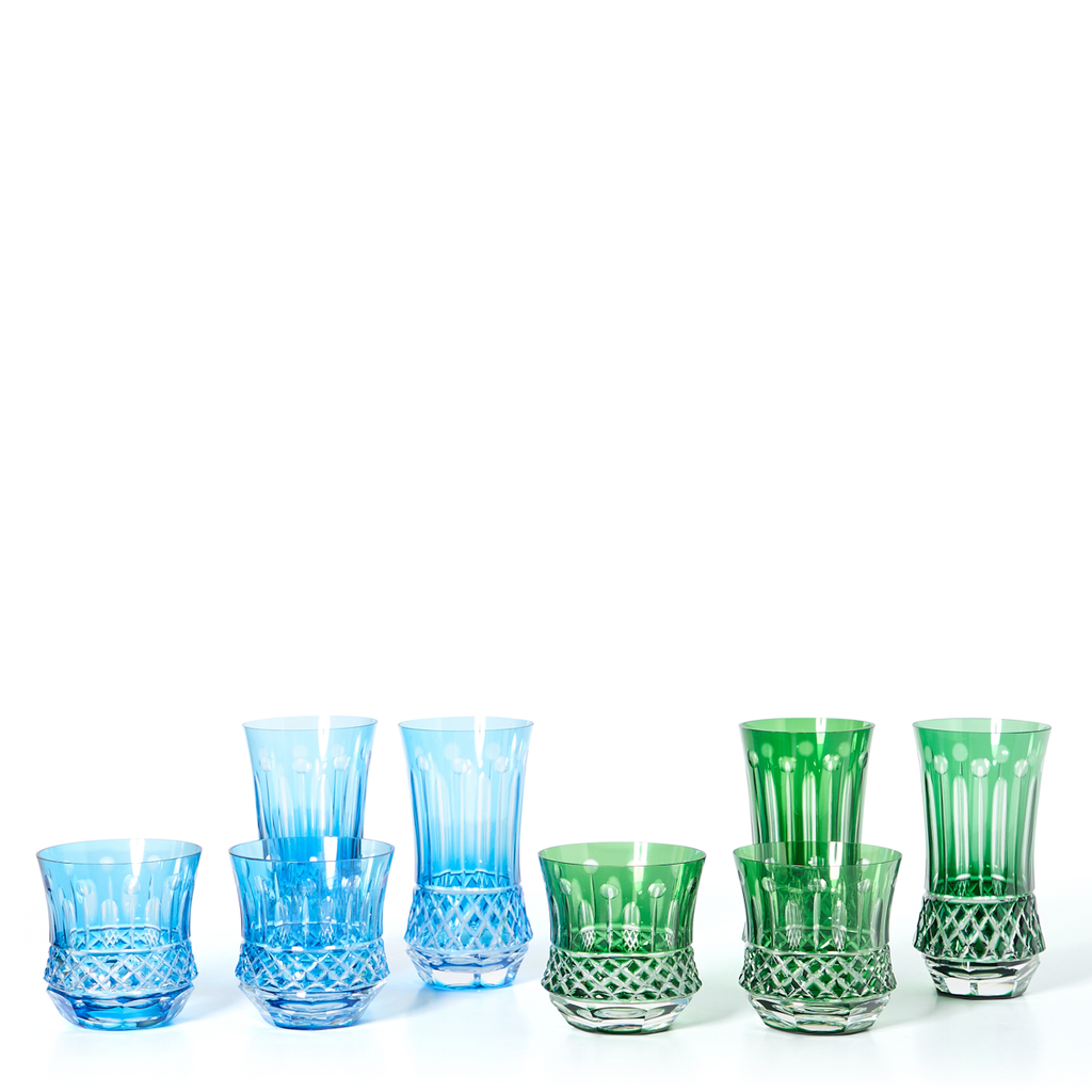 Cut Crystal Cocktail Glasses - Set of 2