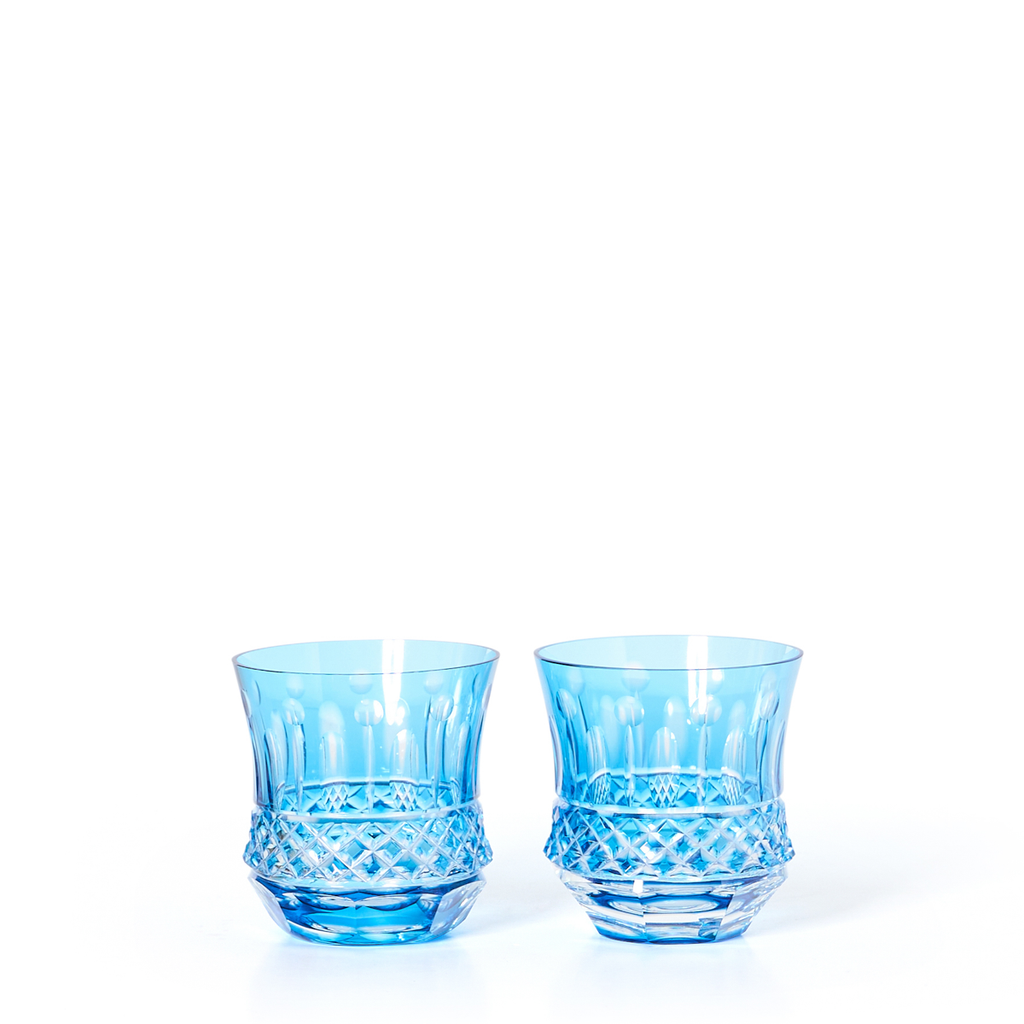 Cut Crystal Cocktail Glasses - Set of 2