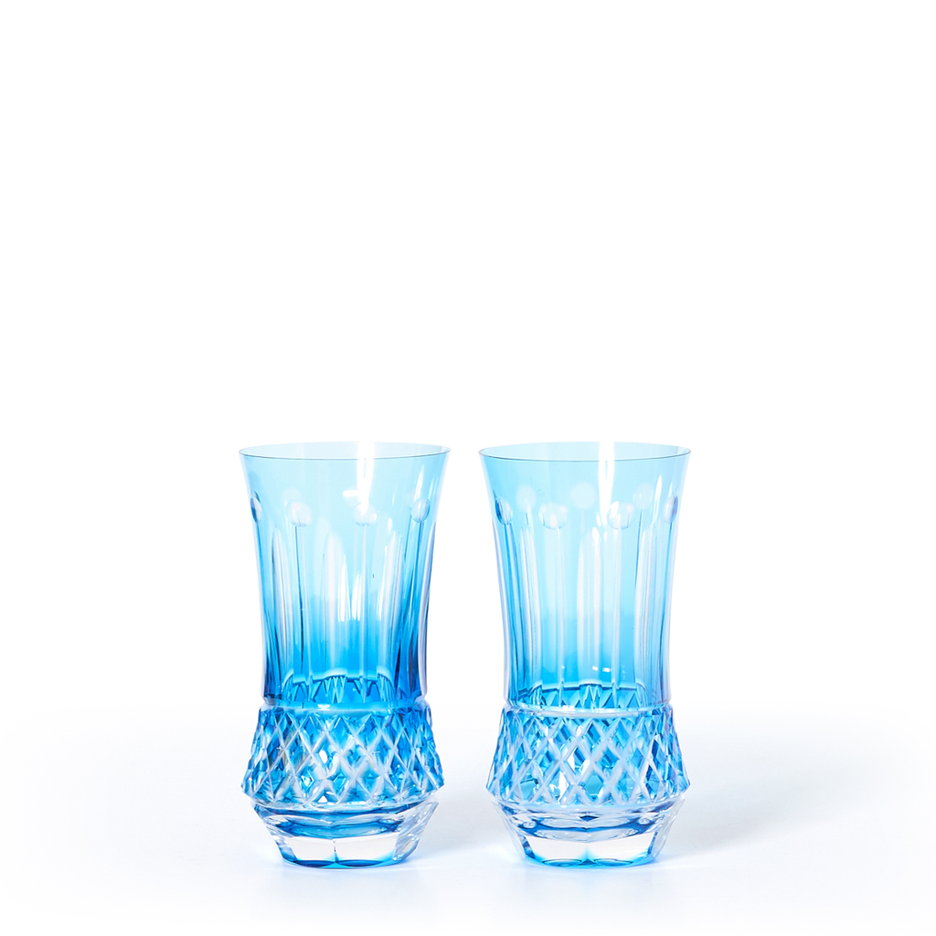 Cut Crystal Cocktail Glasses - Set of 2