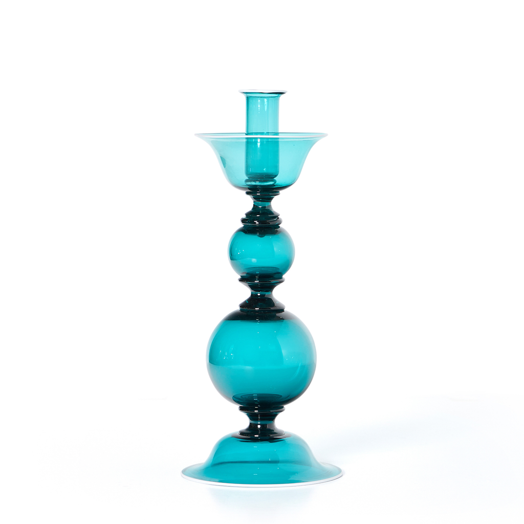 Glass Candlesticks by Davide Fuin