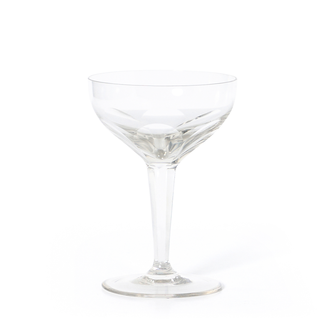 Val St. Lambert, Crystal Champagne Coupes - Set of 4