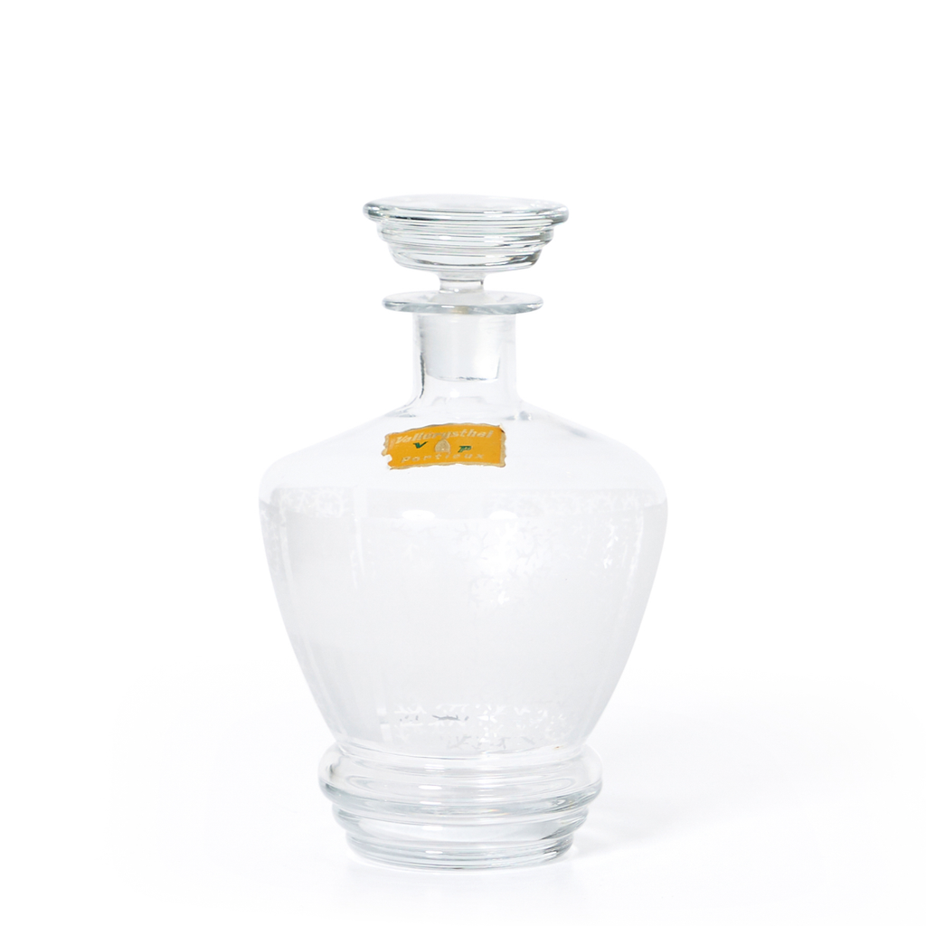 Portieux Vallérysthal Brandy Decanter