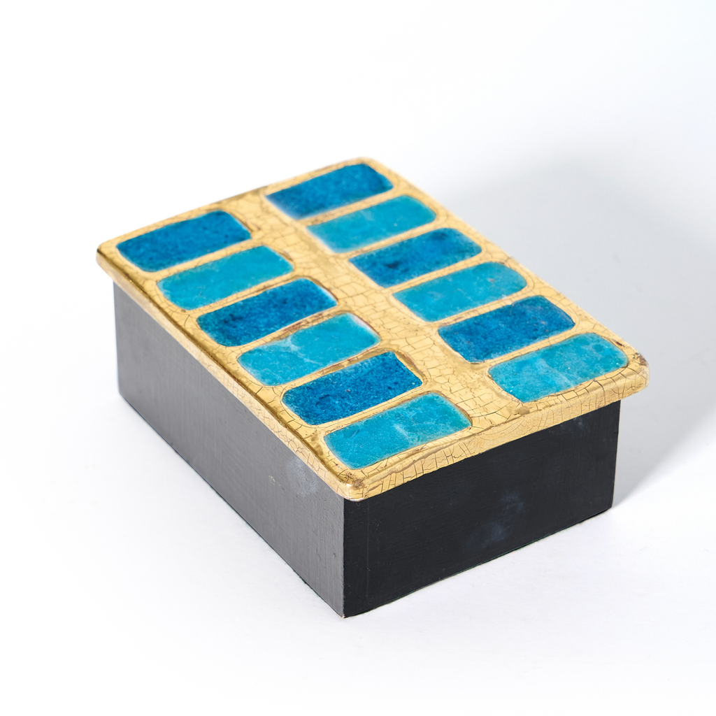 Francois Lembo Gold and Blue Box