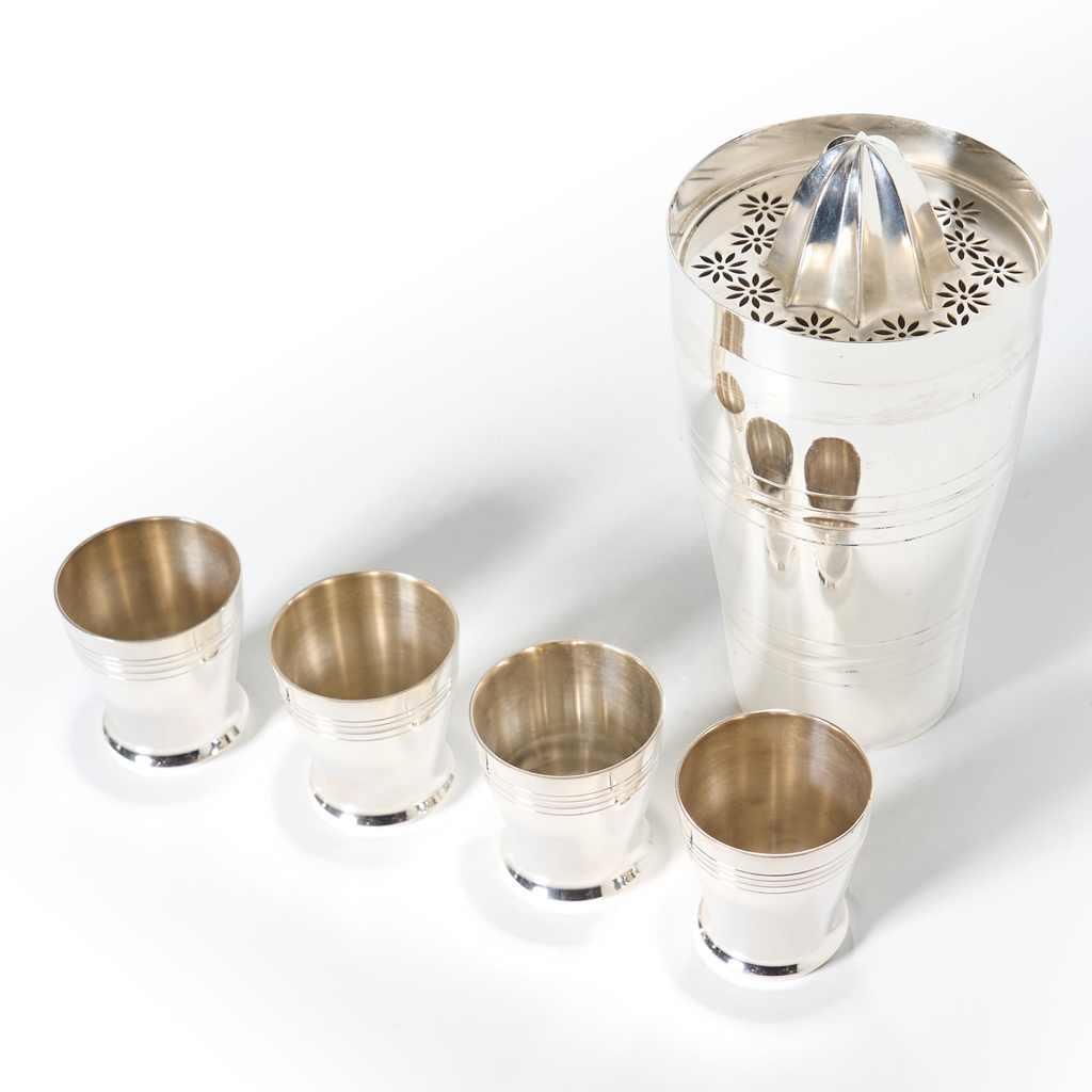 Art Deco Silver Plate Cocktail Shaker