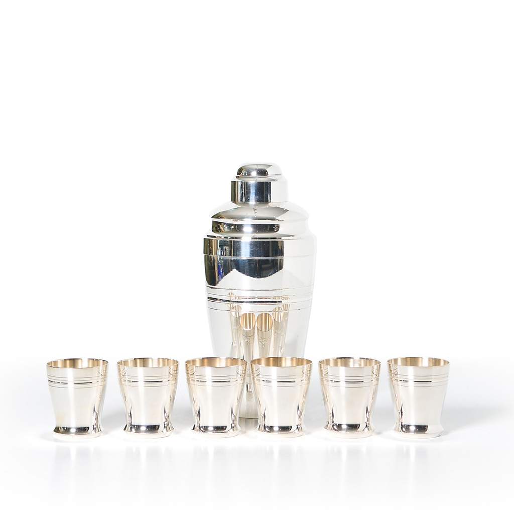 Art Deco Silver Plate Cocktail Shaker