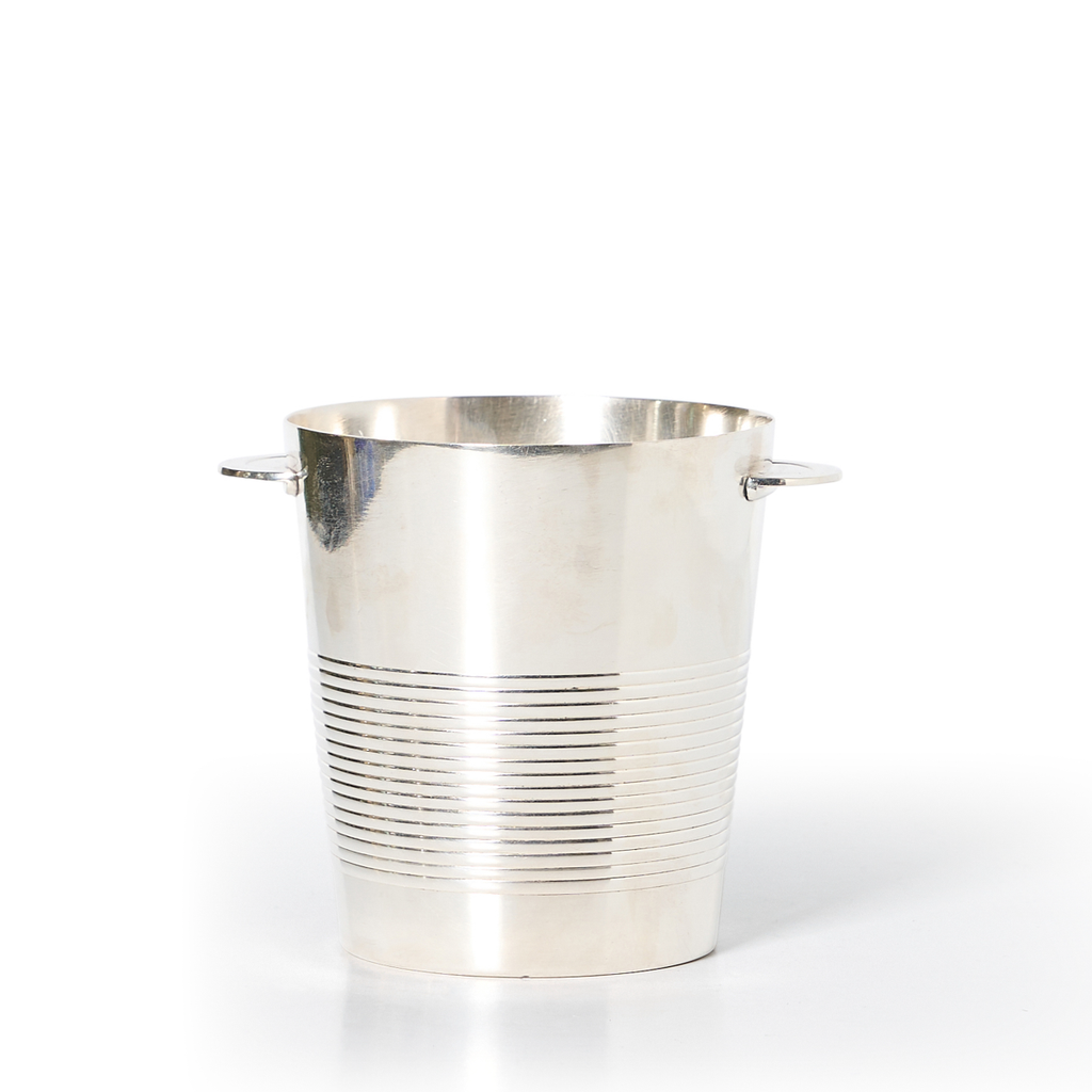 Deco Silver Plate Ice Bucket 1927 by Chrisofle