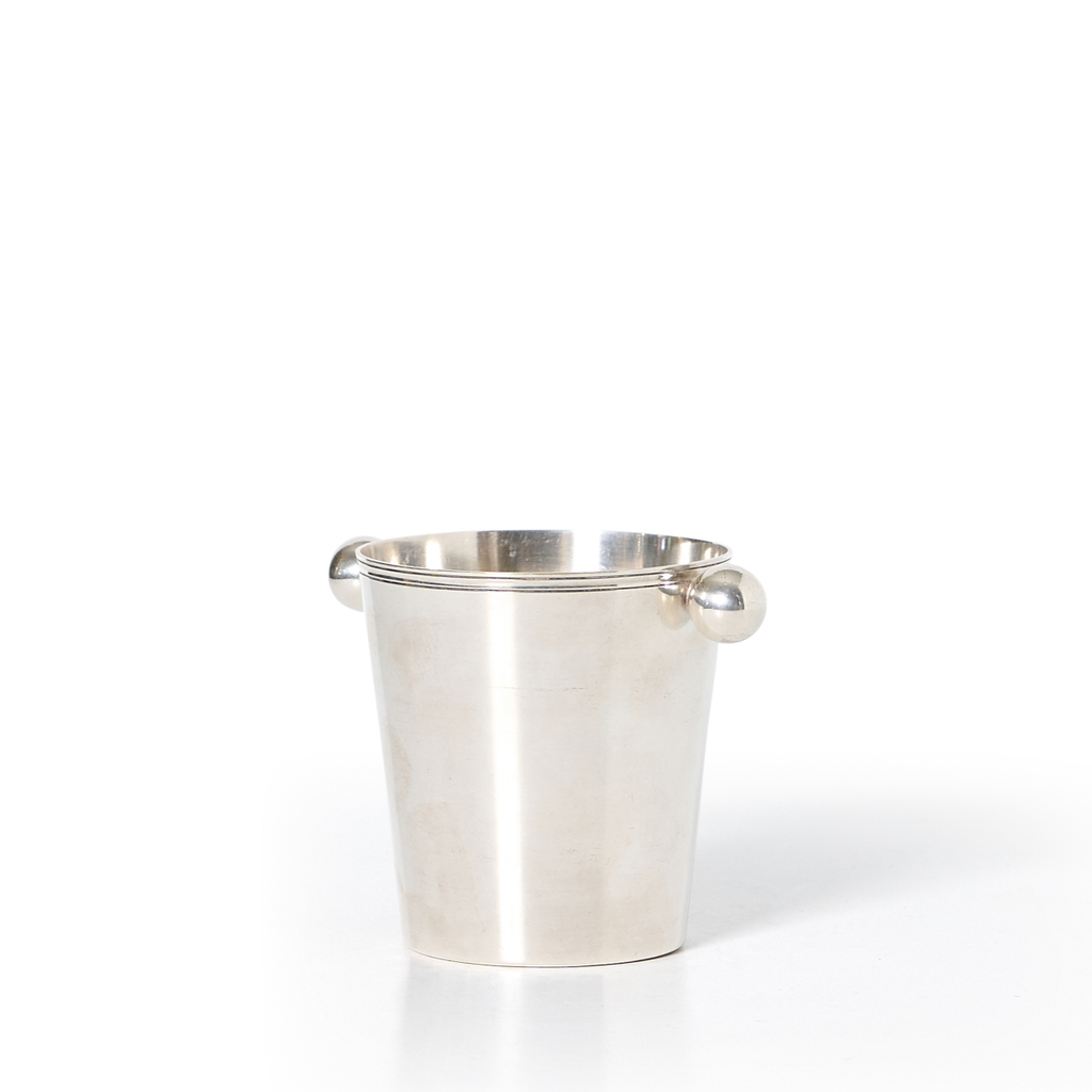 Deco Silver Plate Mini Ice Bucket