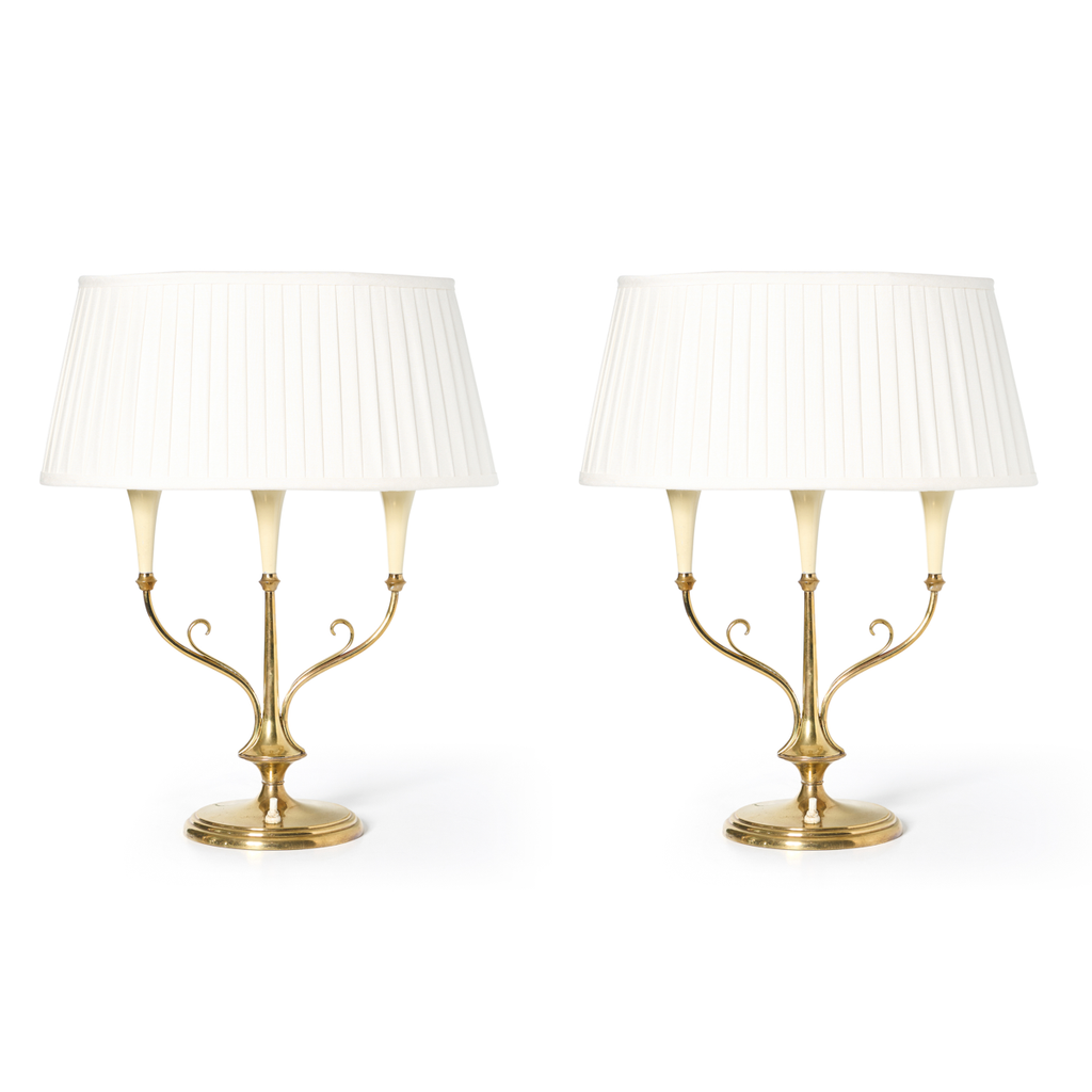 Pair Italian Console Table Lamps