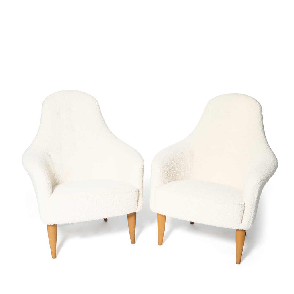 "Big Adam" Chairs by Kerstin Hörlin-Holmquist, Sweden 1950s