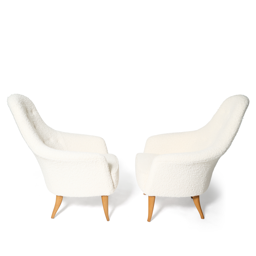 "Big Adam" Chairs by Kerstin Hörlin-Holmquist, Sweden 1950s