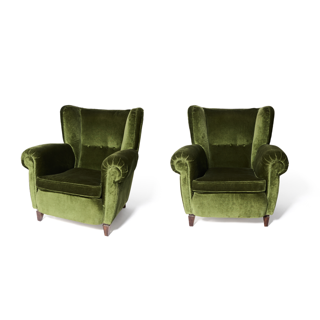Pair of Italian Arm Chairs - 1950s