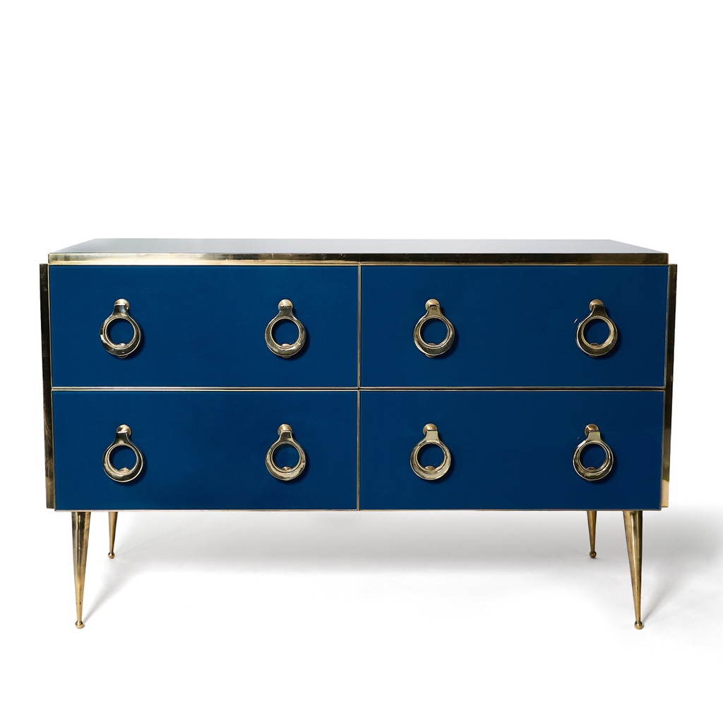 Italian Deep Blue Commode