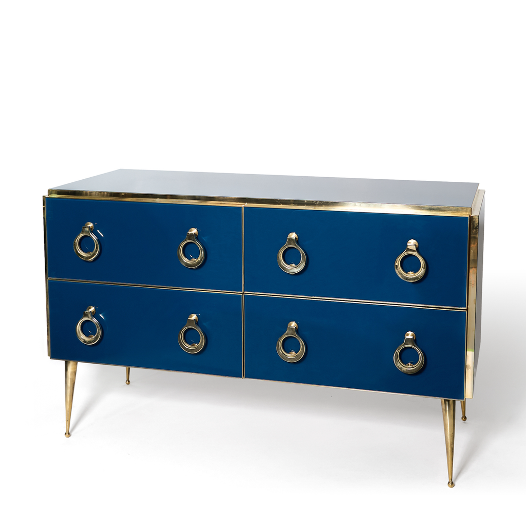 Italian Deep Blue Commode