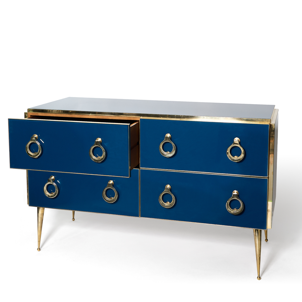 Italian Deep Blue Commode