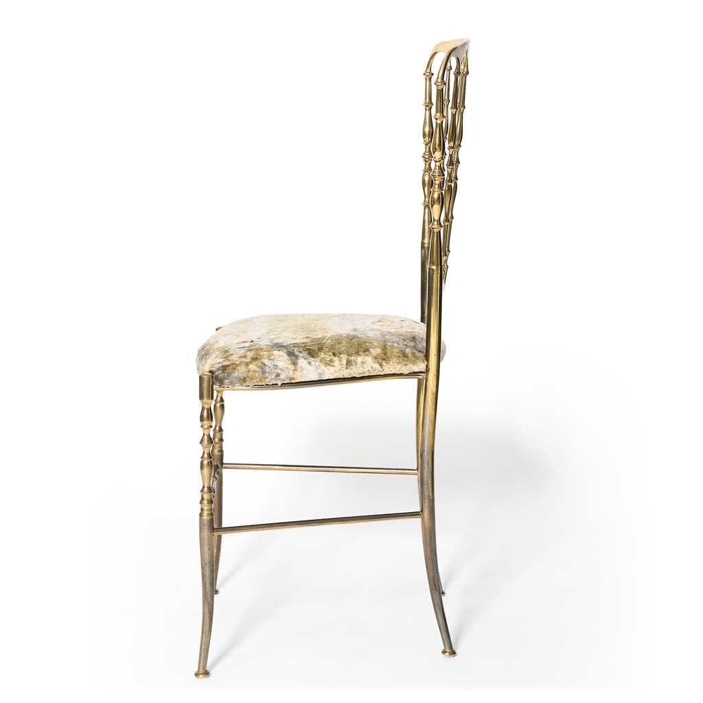 Classic Brass Chiavari Style Chair