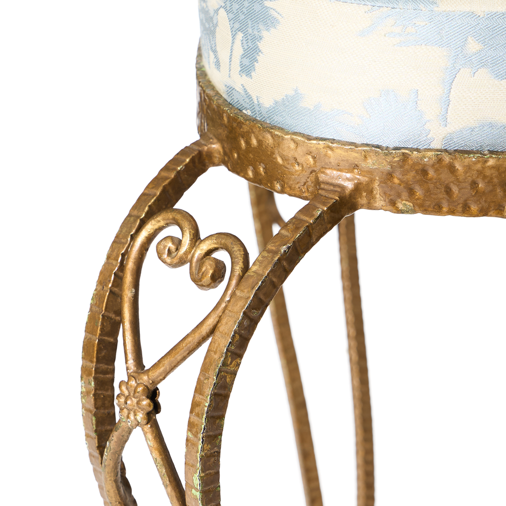 Pier Luigi Colli Brass Stools - Set of 2