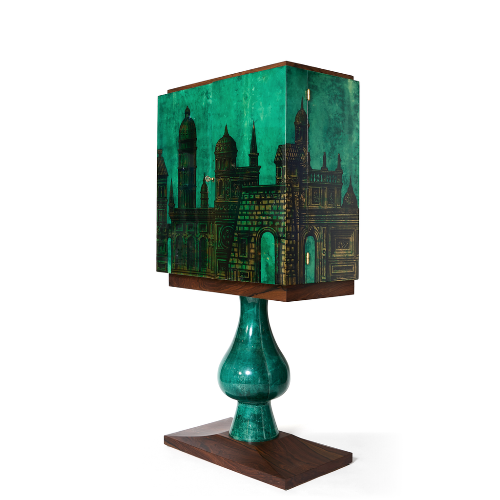 Aldo Tura Bar Cabinet