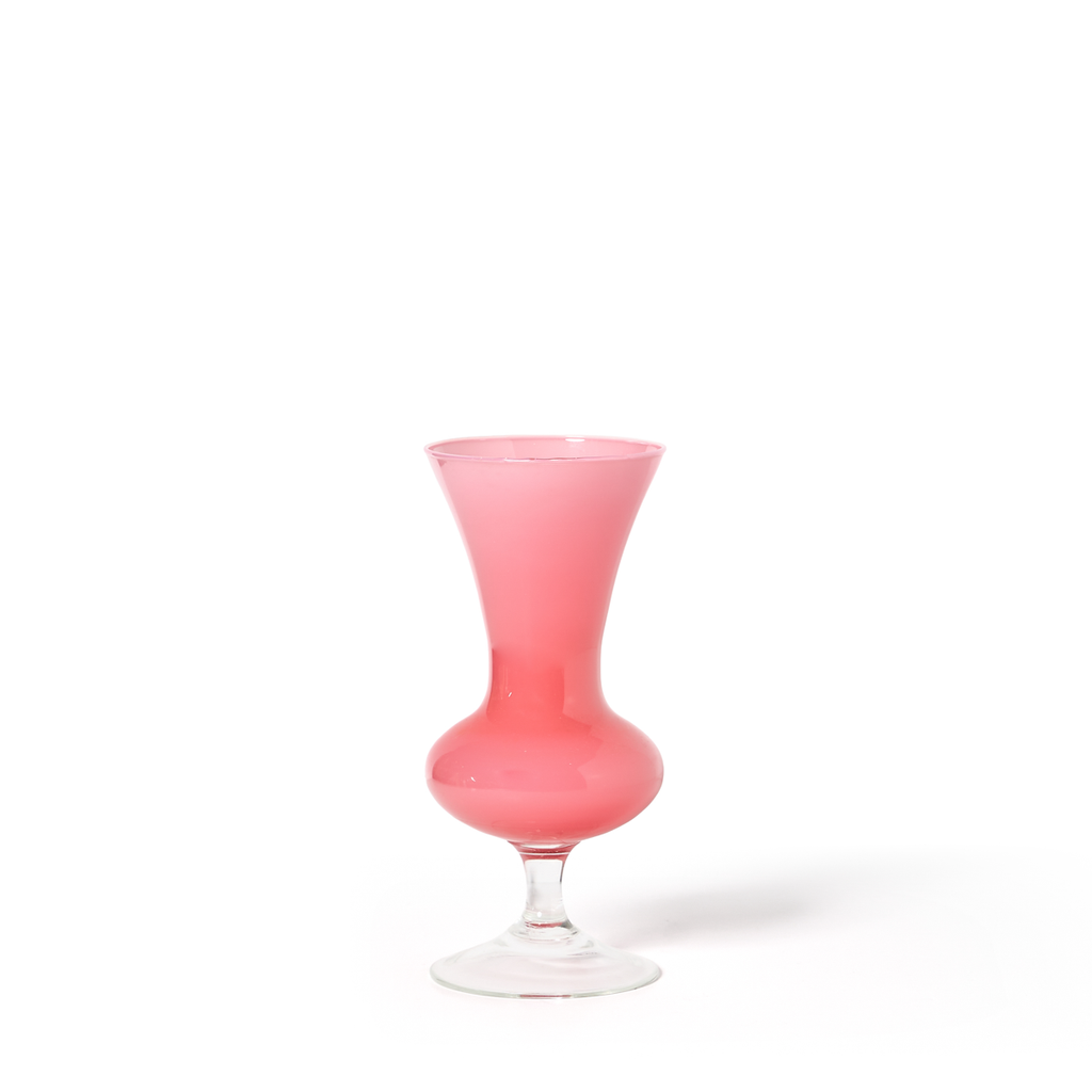 Italian Rose Opaline Vase