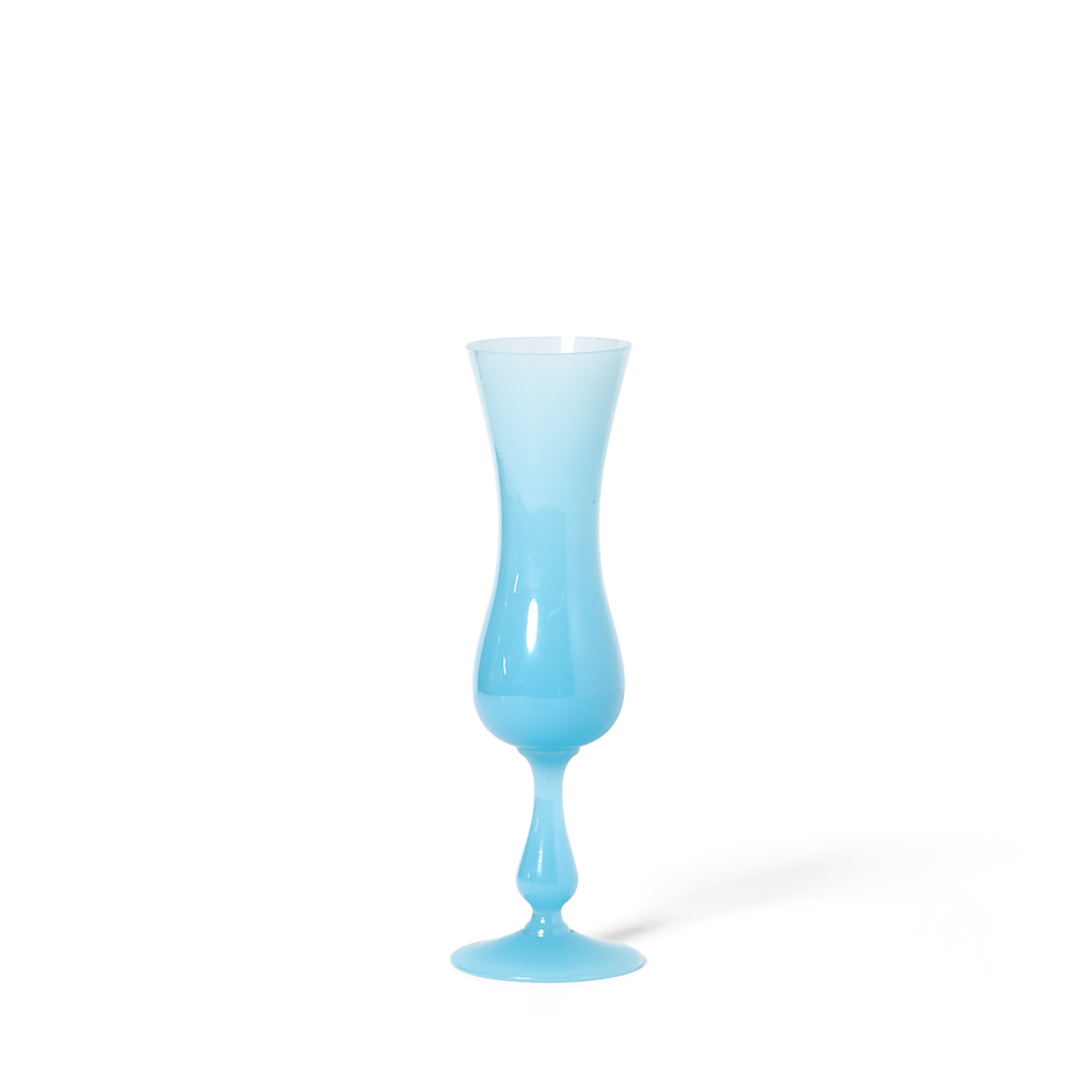 Blue Opaline Bud Vase