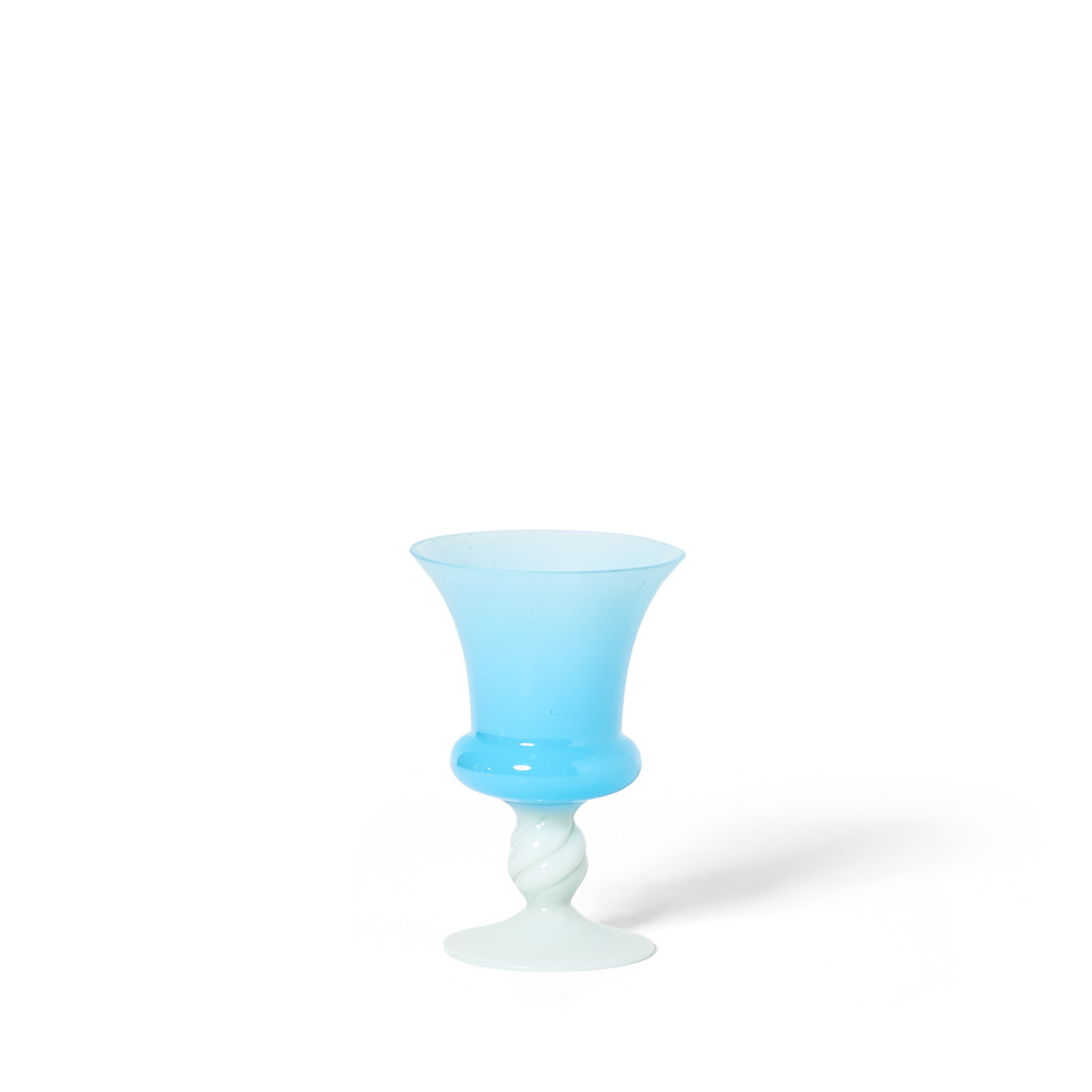 Blue Opaline Vase