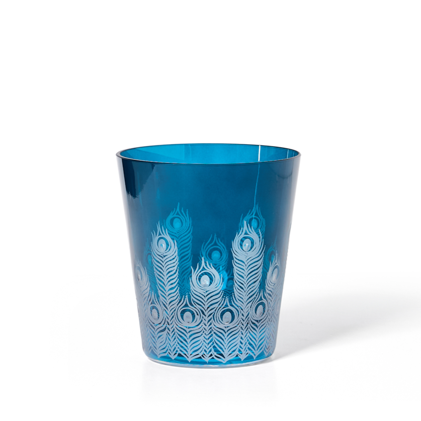 Ice Bucket in Peacock, Plumage by Artel