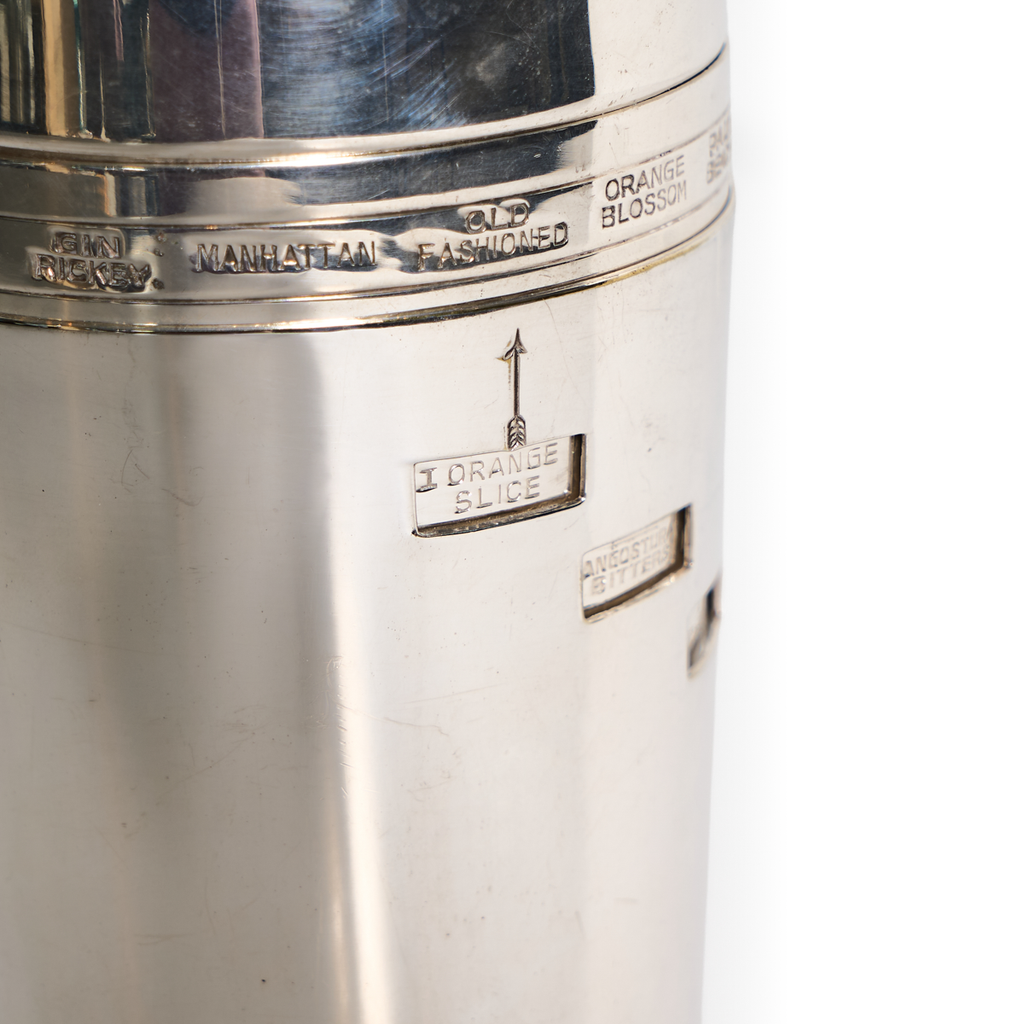 Silver Plated Cocktail Shaker - 1950s