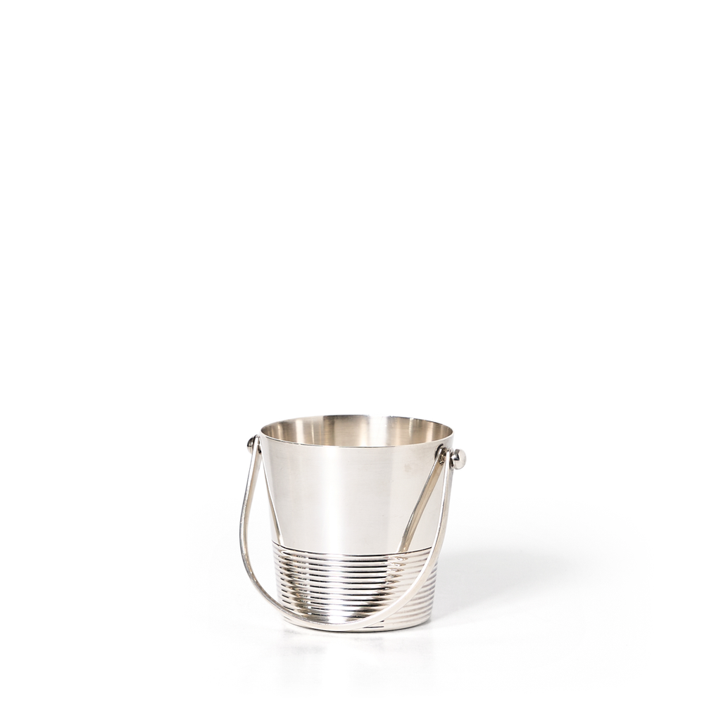 Deco Silver Plate Mini Ice Bucket