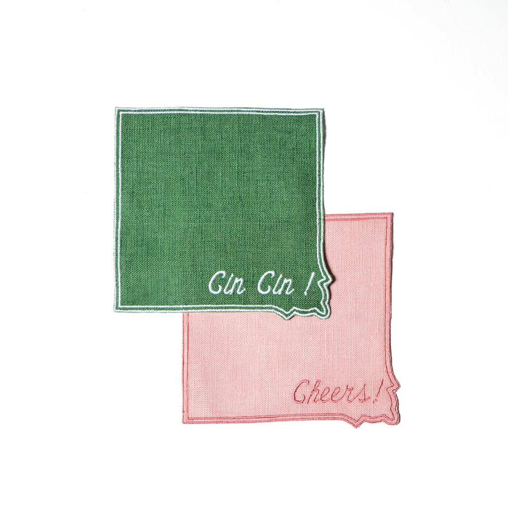 Cocktail Napkins by La Gallina Matta, Italy