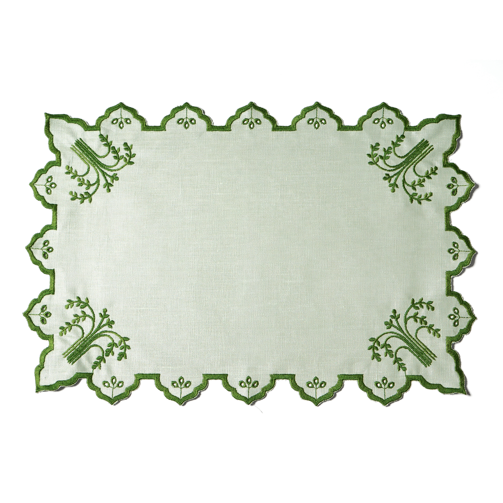 Linen Eden Placemat by Borgo Delle Tovaglie , Italy